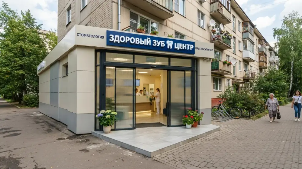 Автоматические раздвижные двери для магазина и ворота для гаража — вид сбоку
